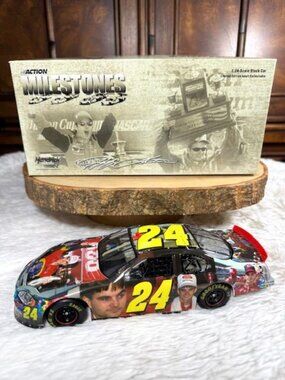 Vintage Jeff Gordon #24 Milestones 1994 Charlotte Win 2005 Monte Carlo 1:24 Car